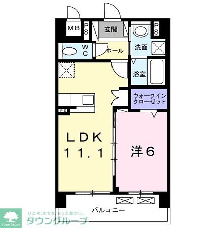 マリーナコートの物件間取画像